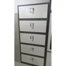 套色五节铁皮柜